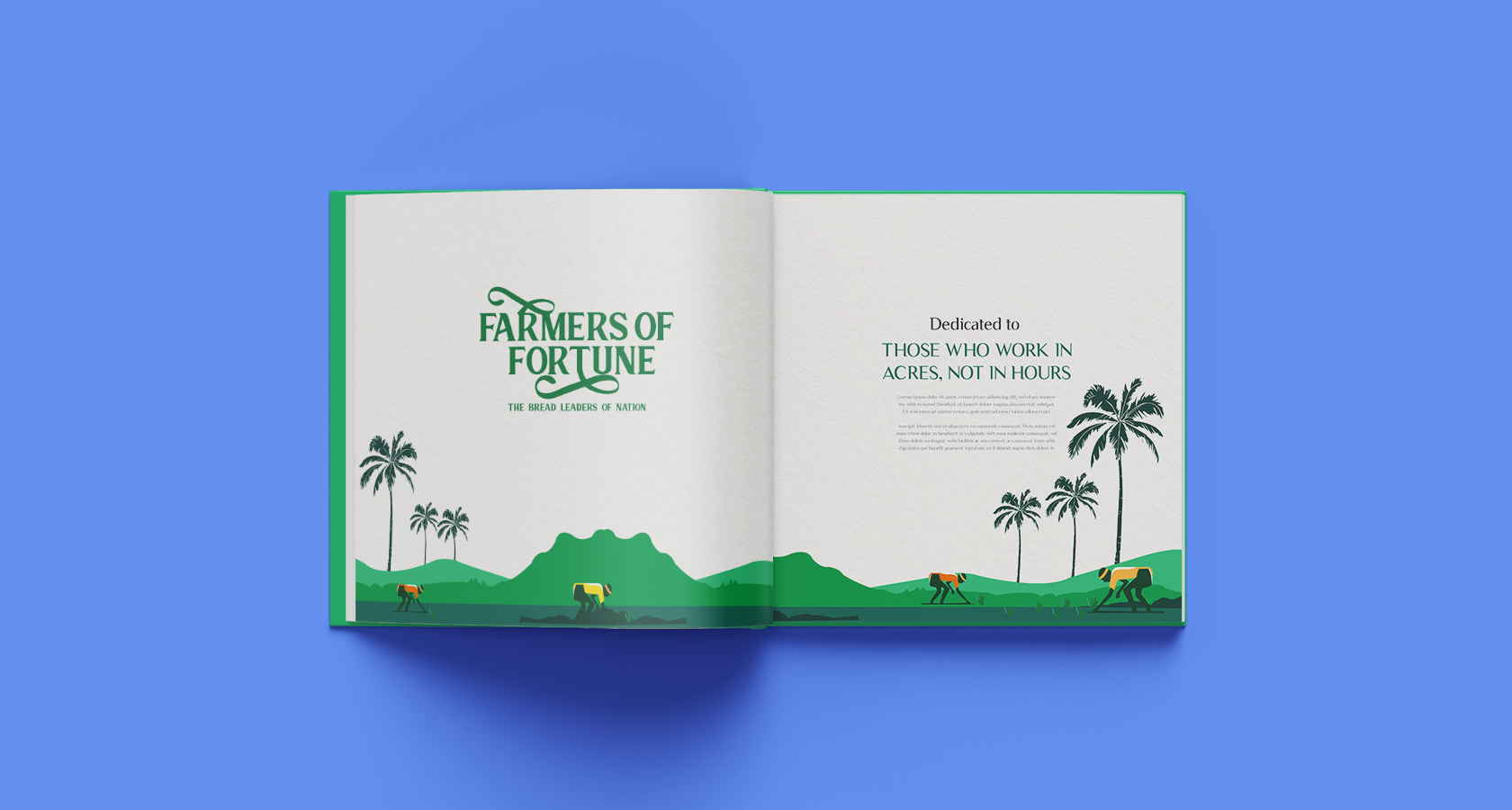 Farmers pf Fortune Coffee Table Book Design